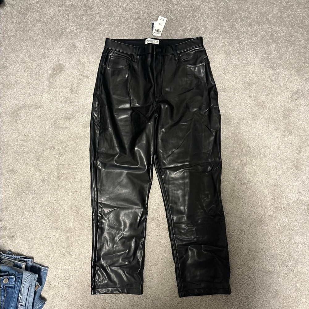 Abercrombie leather pants